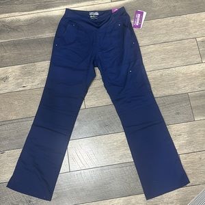 Navy blue healing hands scrub pants